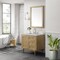 James Martin Vanities Laurent 36in Single Vanity, Light Natural Oak w/ 3 CM Carrara Marble Top 545-V36-LNO-3CAR - alternate 5